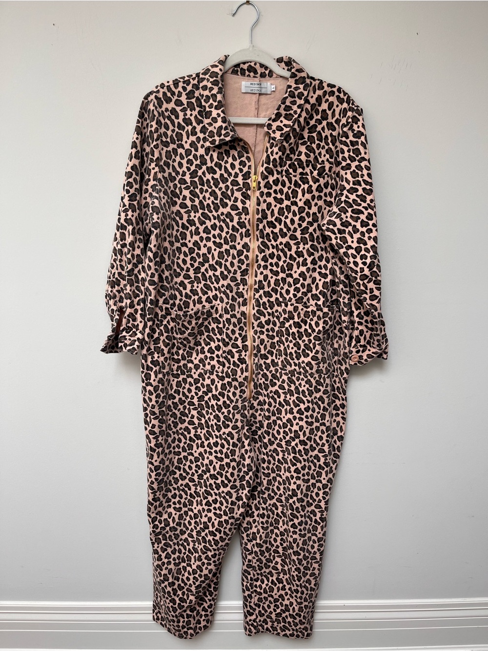 Res Sky Leopard Boiler Suit Large